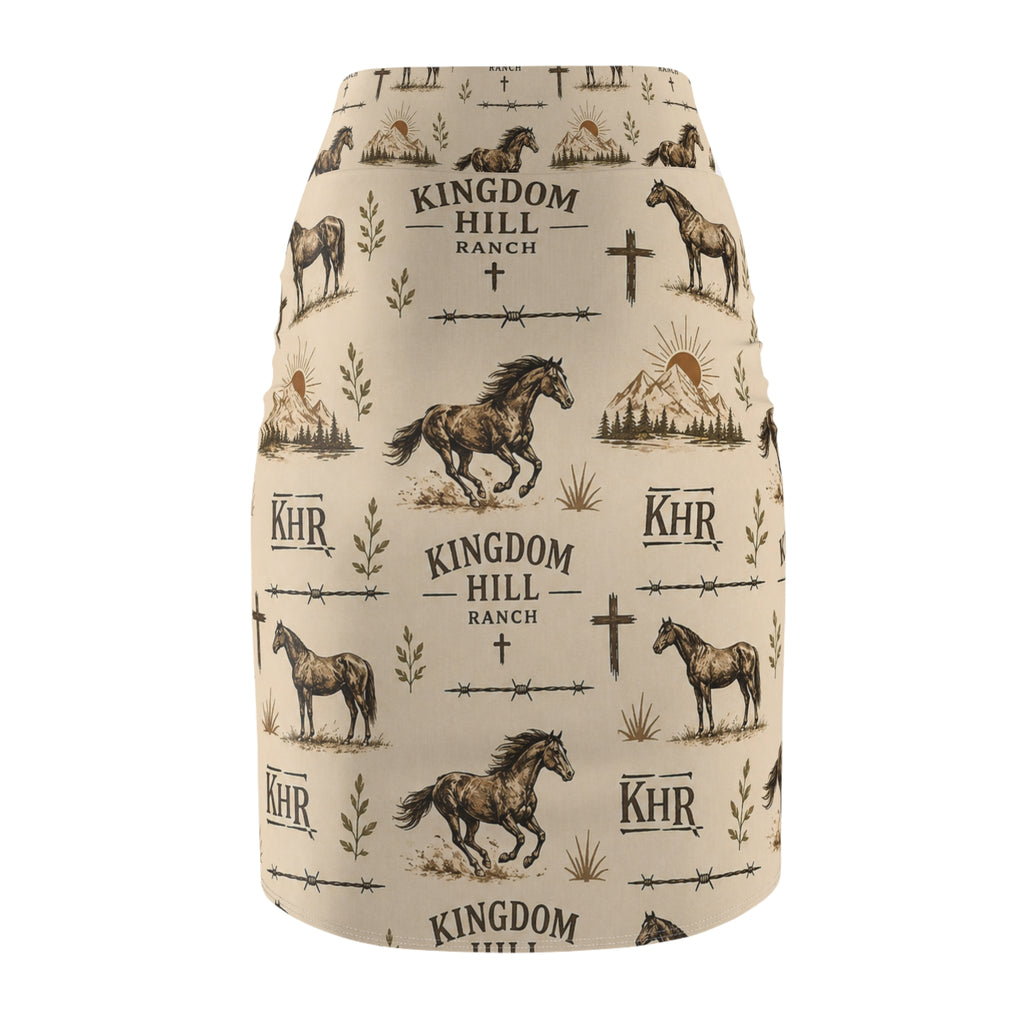 Kingdom Hill Ranch Pencil Skirt