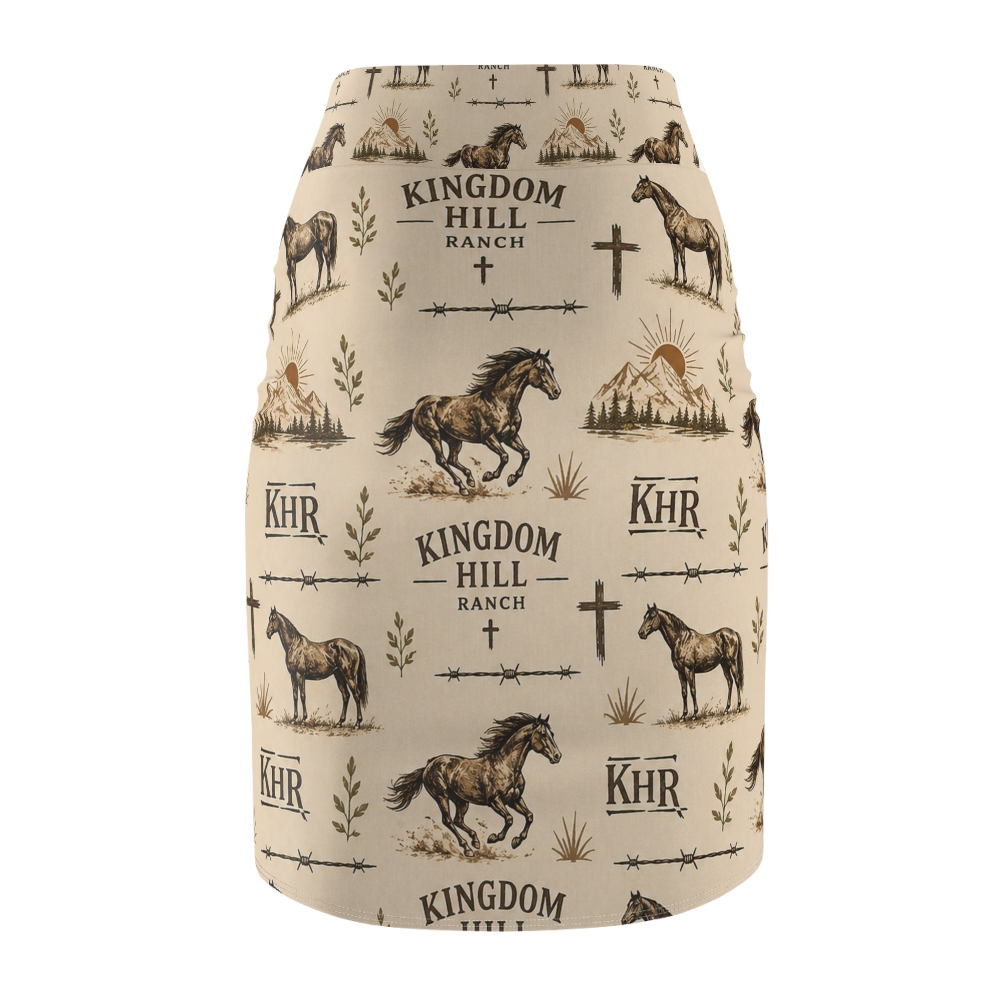 Kingdom Hill Ranch Pencil Skirt