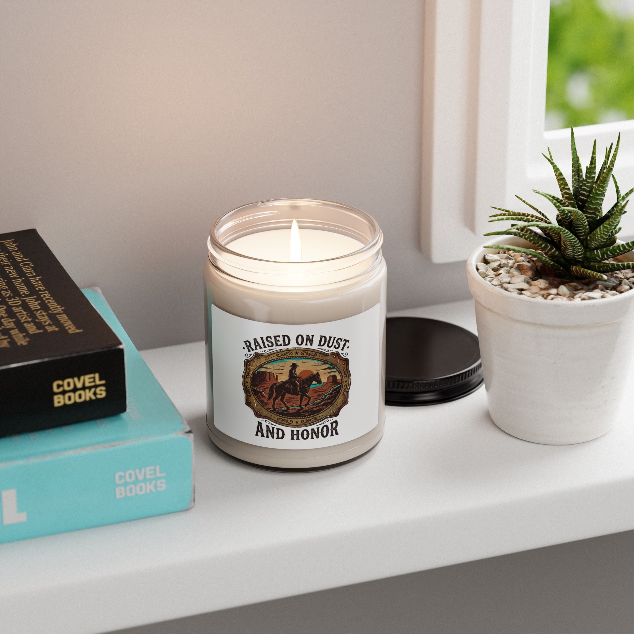 Raised on Dust and Honor Soy Candle | Western Americana, Vintage Frontier