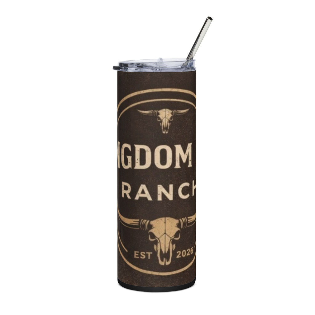 Ranch Stainless Tumbler — Kingdom Ranch 20oz Insulated Travel Cup