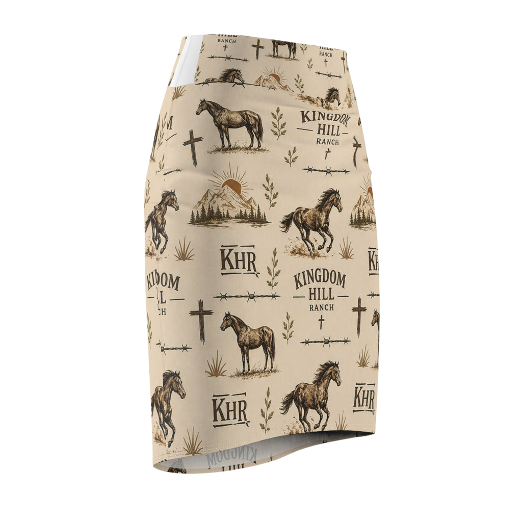 Kingdom Hill Ranch Pencil Skirt
