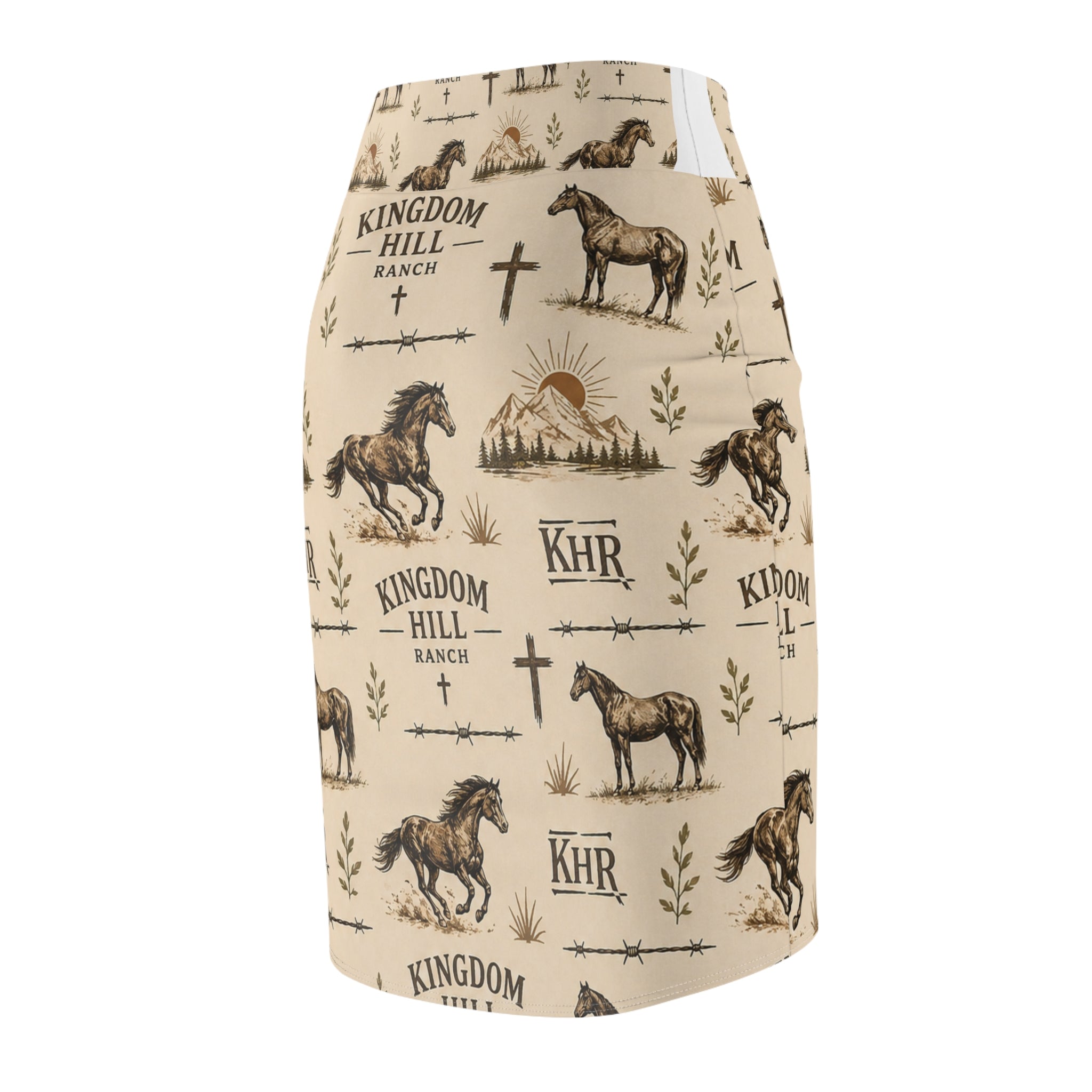 Kingdom Hill Ranch Pencil Skirt